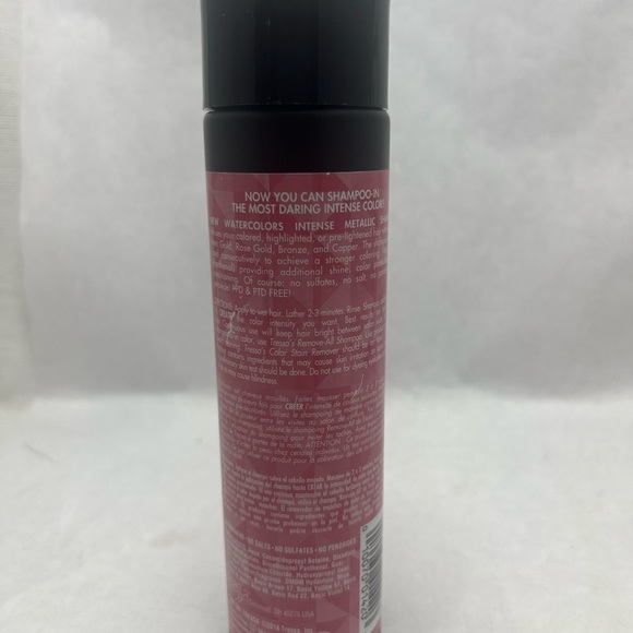 Water Colors Intense Metallic Shampoo Rosegold - Picture 2 of 2